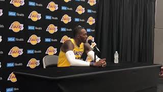 Dwight Howard Im Looking Forward To Getting To Know Lebron And Anthony Davis Lakers Media Day