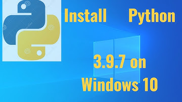 How to install Python 3.9.7 on Windows 10 | Run first Program | Python