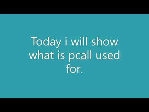Function cscriptengine lua pcall failed. Pcall.