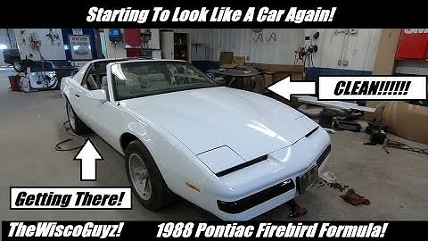 Firebird Is Starting To Look Like A Car Again! Plus! Painting the Hidden Damage Door!