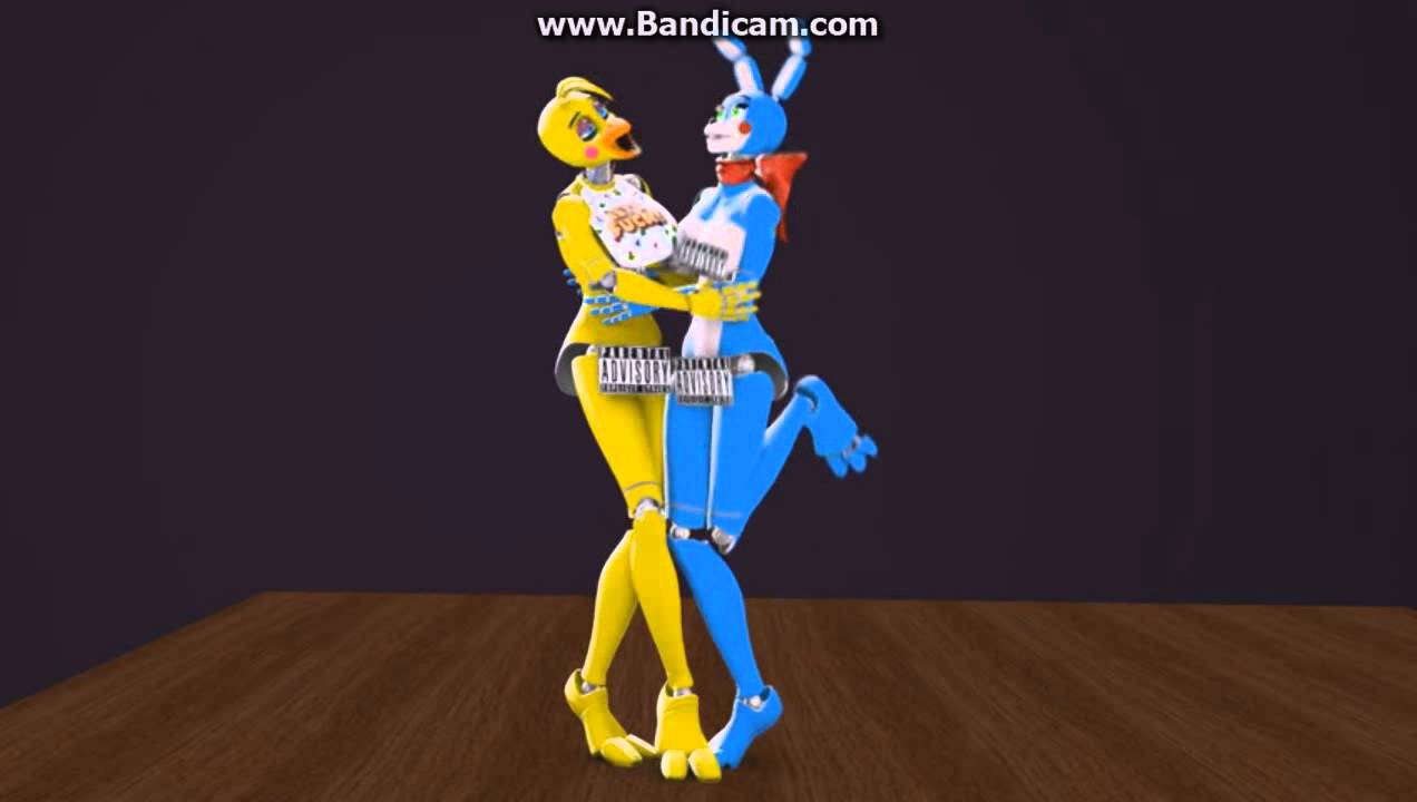 [fnaf Sfm]super Animation Bonnie X Chica Sexy Animatronics Kissing Youtube