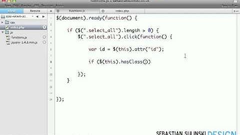 Select and deselect group of checkboxes with jQuery - Part 2