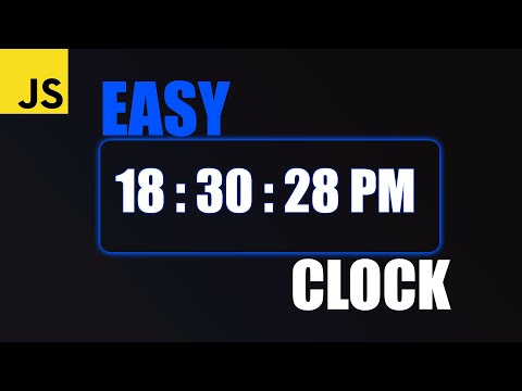 How to Build a Digital Clock with JavaScript, CSS and HTML | Javascript Tutorial