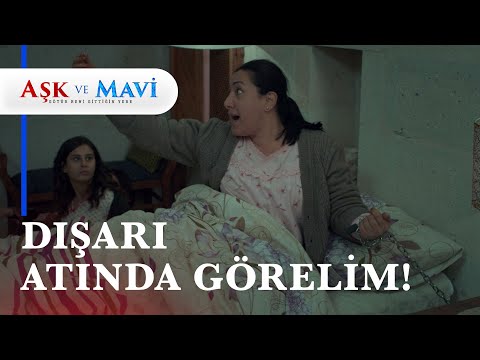 Birgül kendini yatağa zincirledi🤣 - Aşk ve Mavi 18. Bölüm