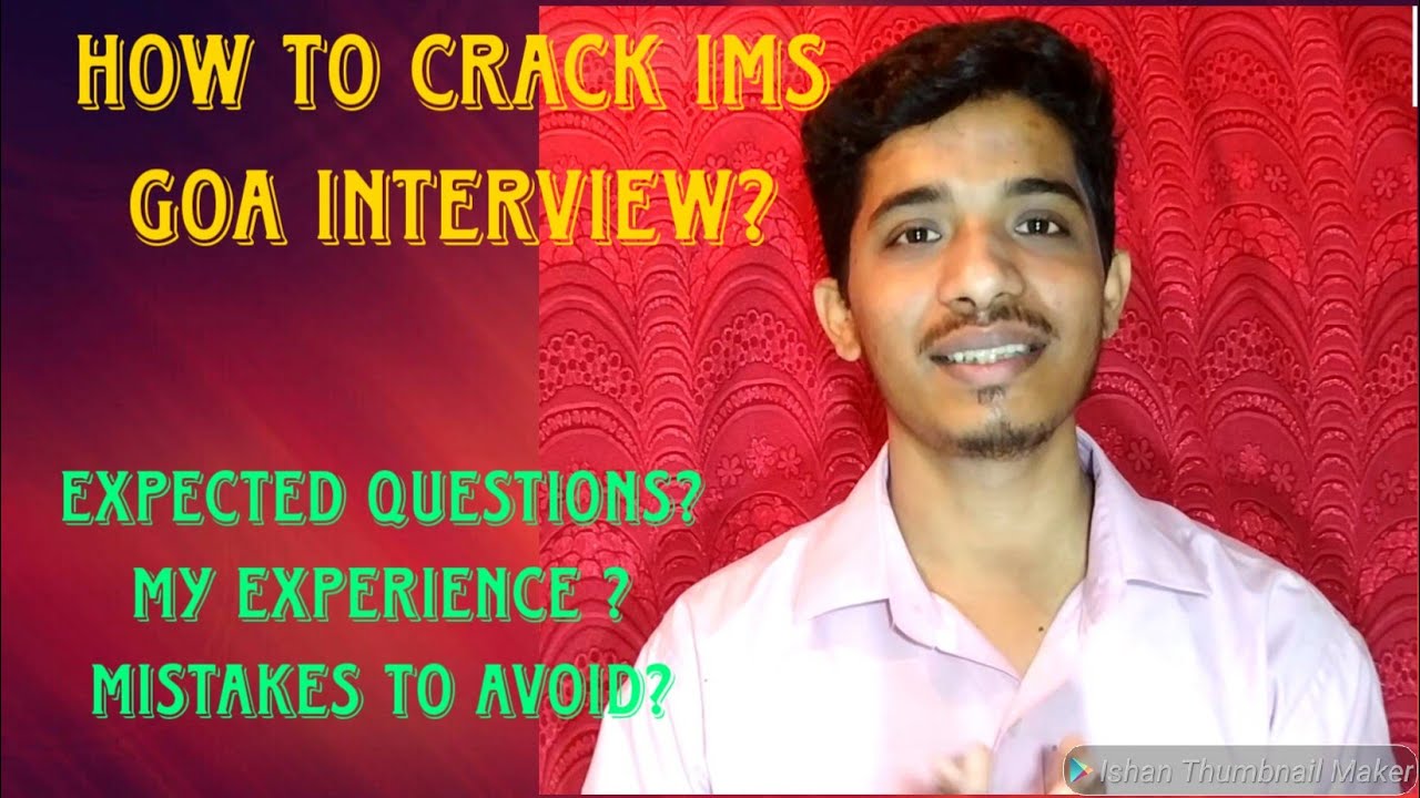 Ims Goa interview || IMS Goa placement || questions || tips and tricks for IMS Goa interview