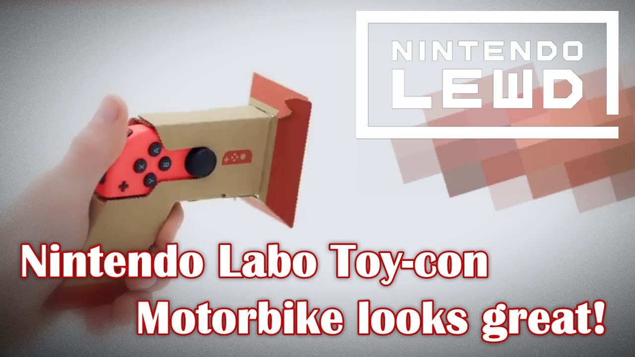 Nintendo Labo Toy-con Motorbike looks great! (parody)