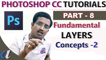 Photoshop CC Tutorials in Telugu 08|| Layers Concepts-2 || computersadda.com