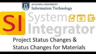 AU AV Systems D-Tools Project Status Changes and Product Order Status et al