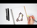 How to Pixel Art drawing very simple cute cat