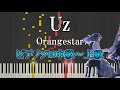 【ピアノ楽譜】Uz/Orangestar(ソロ中級~上級)