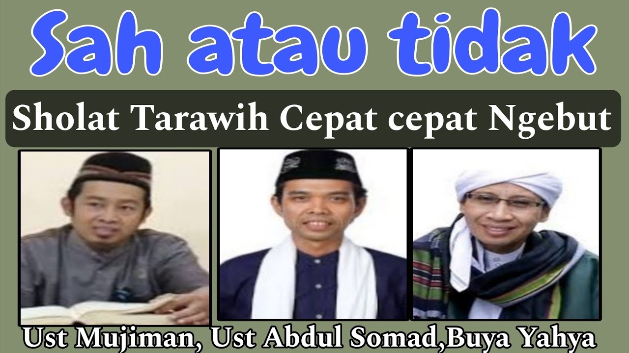 Hukum Sholat Terawih ngebut seperti balapan MotoGP cepatnya 