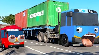 Wow Ada Truk Pasir Besar, Bus Telolet Basuri, Truk R Oleng Joget, Truck Molen Mirip Frank Teman Tayo