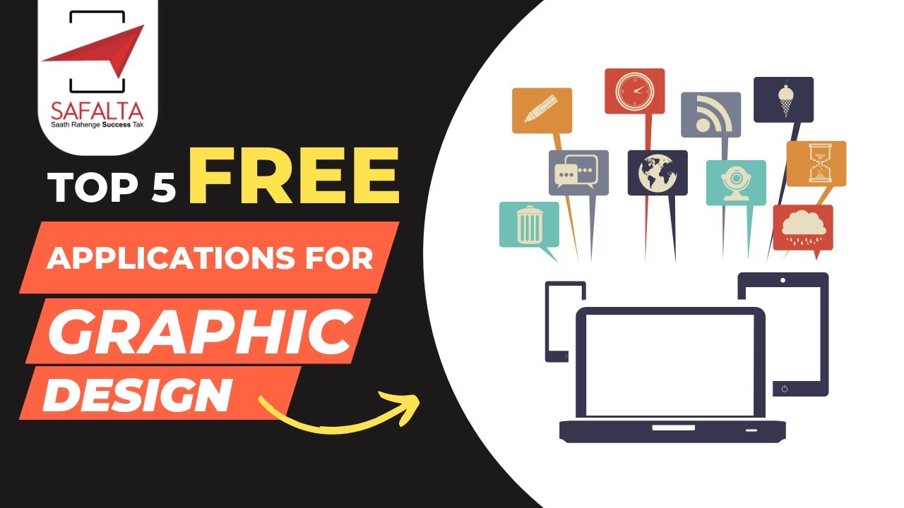  top 5 free applications for graphic design ishank tomer sir