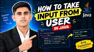 How to take INPUT from USER in Java | Easy explanation with Practical Programming | @bcawalacoder01