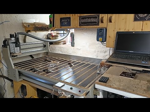 Portalfräse CNC Multiplex Holz Vorstellung Kugelumlaufspindel Linearführung Eigenbau DIY Life Hacks