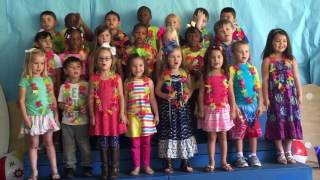 Mia Miller singing at PreK Graduation! 2016!