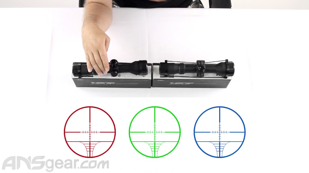 Aim Sports XPF Series 3-9X42mm Rifle Scope w/ Mil-Dot Reticle