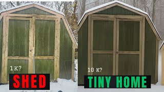 Can You Turn a Shed into a Tiny Home? (Vlogmas Day 4)