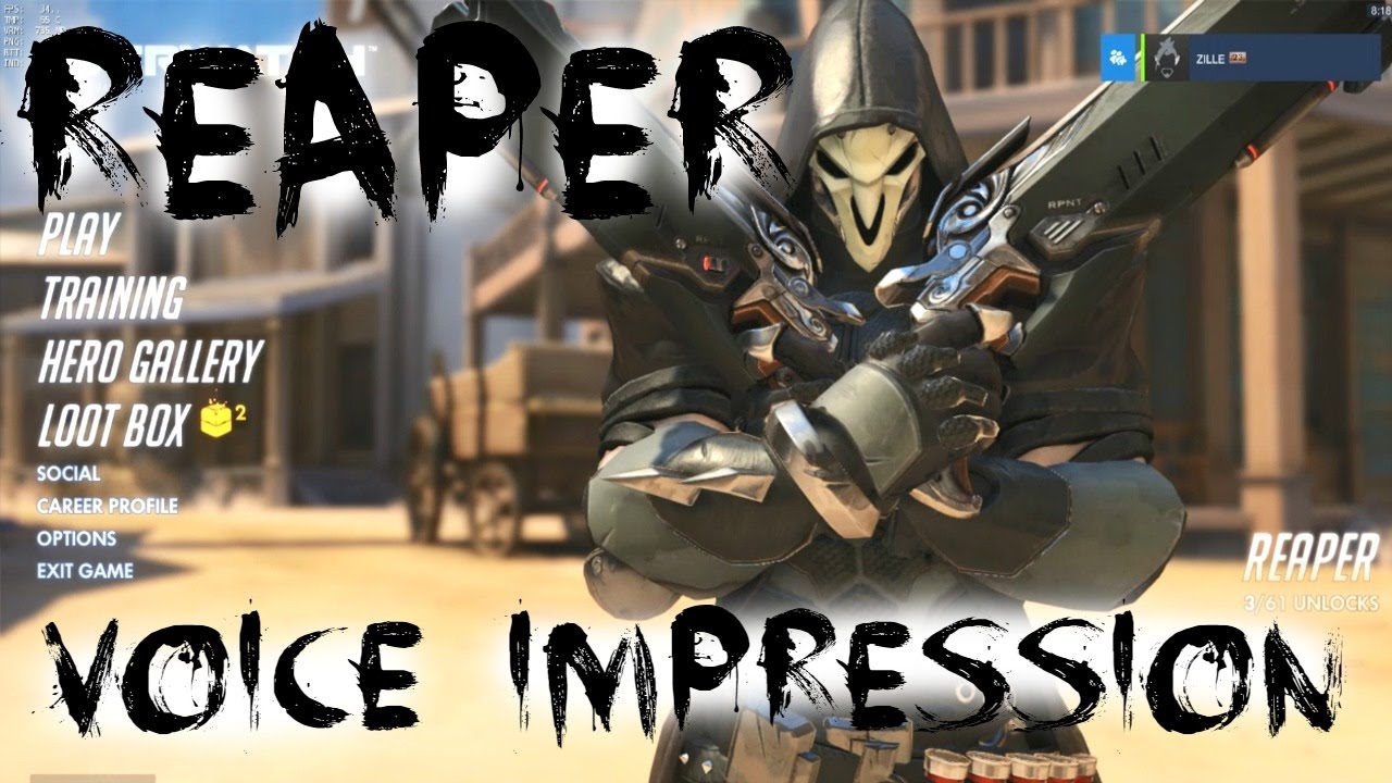 Reaper Voice Impression with FX Overwatch YouTube