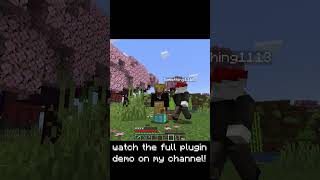 new innovation in Minecraft player transport - GSit Plugin  #minecratsmp #minecraft