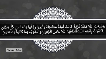 تلاوة قصيرة رائعة | سورة النحل الشيخ عبدالرحمن مسعد