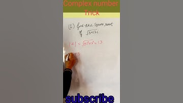 Maths short trick || square root of complex number trick for  competitive exam 🔥🔥#short #yutubeshort