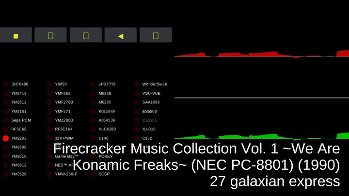 Firecracker Music Collection Vol. 1 (NEC PC-8801) - track 27 galaxian express