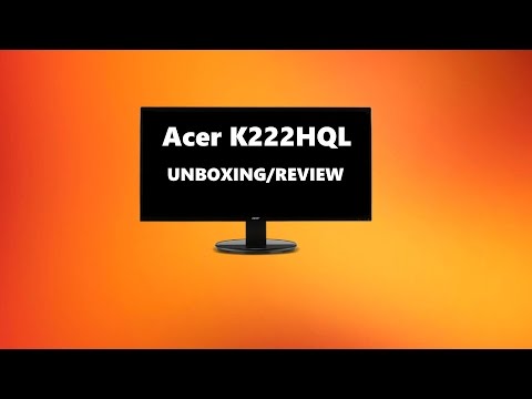 ACER K222HQL UNBOXING/REVIEW