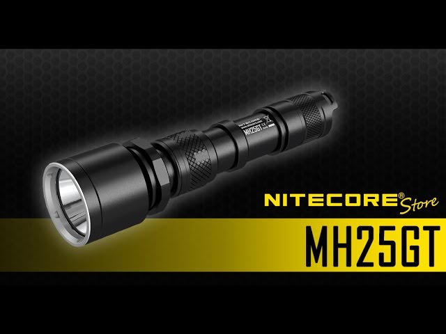 Nitecore MH25GT 1000 Lumens Rechargeable Long Throw Flashlight - YouTube