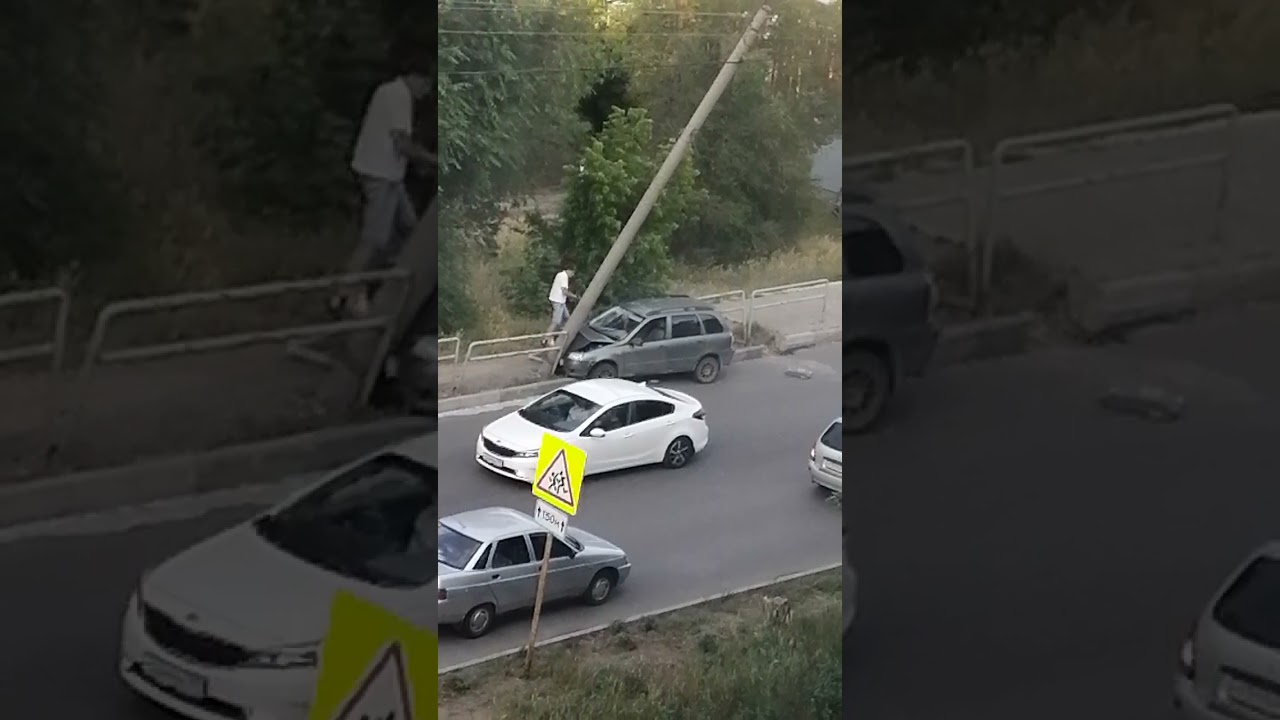 Авария калина автобус