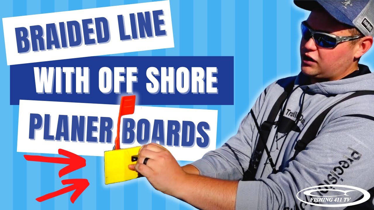 Using Braided Line with Off Shore Tackle Side-Planers - YouTube