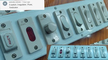 5 Switch 1 Regulator 1 Fuse 1 Indicator board wiring connection || Sinha Electricals
