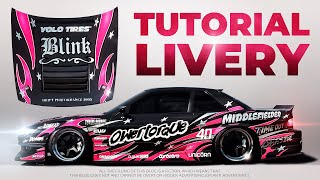 TUTORIAL Livery Nissan Silvia S13 | Drift Game Carx Drift Racing Online 4K