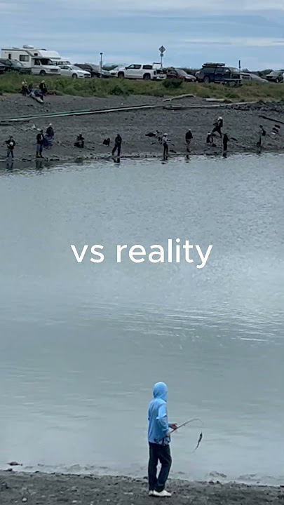 What You Think Alaska Fishing Is Like vs. Reality  #short #fishing #alaska