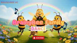 BrainyBee Family Dance | Fun Dance Song for Kids | Clap, Jump &amp; Move!