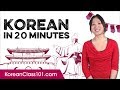 Learn korean in 20 minutes  all the basics you need