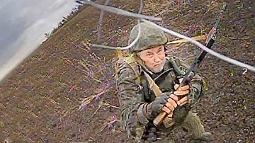 Gone in a Heartbeat: Ukrainian Precision Strike Catches Russian Soldiers Exposed