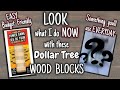 LOOK what I do NOW with these Dollar Tree WOOD BLOCKS | EASY BUDGET FRIENDLY DIY