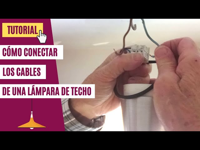 Como instalar lamparas de techo 