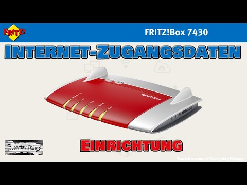 FRITZ!Box Anleitung zur Internet Zugangsdaten manuell einrichten