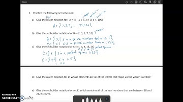 Math 111 - Sets & Subsets (Part 2)