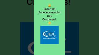 UBL Bank SMS Codes | UBL important announcement #shorts #ublbank #foryou