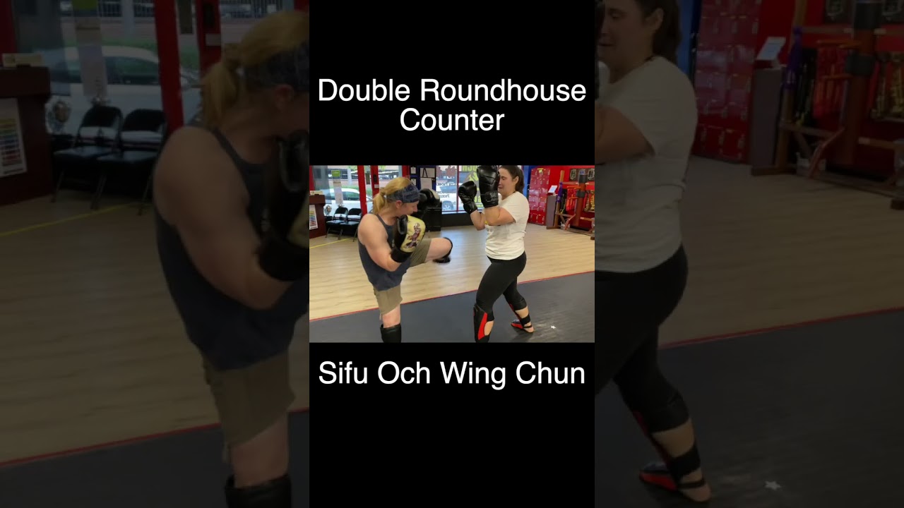 Double Roundhouse Counter| Sifu Och Wing Chun| Sanda