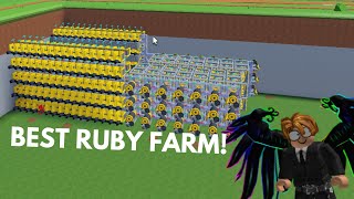 How to make the best ruby farm in block tycoon! | Roblox Block Tycoon ⛏
