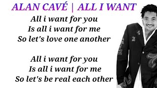 ALAN CAVÉ -