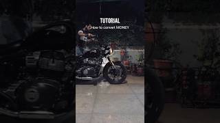That's easy.. #royalenfield #supermeteor #gt650 #bike #modified #exhaust #bullet #himalayan #touring