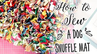 How to Sew a Dog's Snuffle Mat
