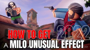 (2022) How to get the MILO UNUSUAL EFFECT on ANY SKIN in Roblox ARSENAL