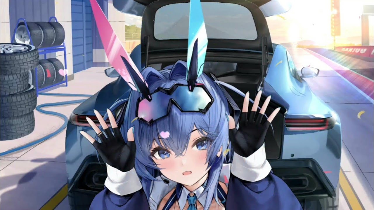 [Azur Lane] New Jersey - Black Blur Prelude L2D+ skin All Animations Secrets + Oath