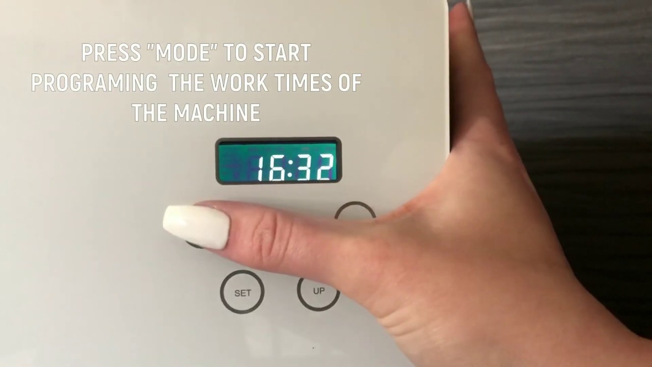 How to program AURA commercial scent diffuser - YouTube